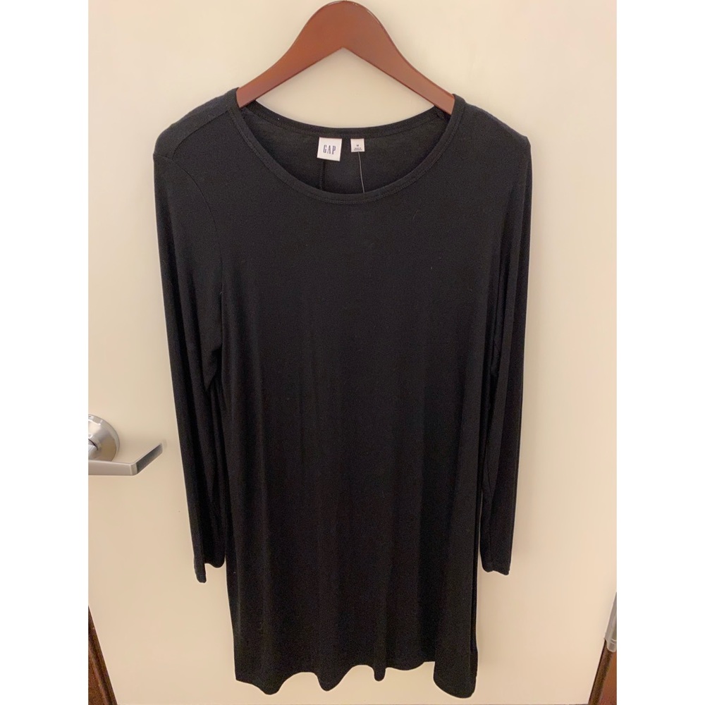 Long sleeve black tee shirt dress 🖤